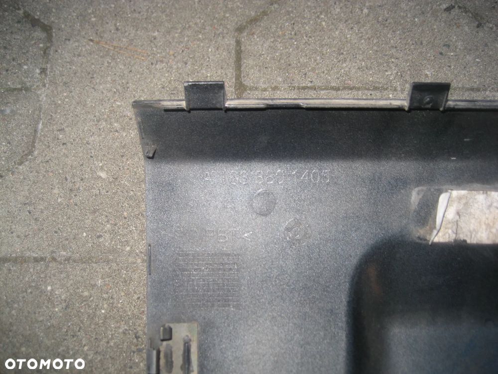 mercedes ml 163 lift 01-05r zaślepka zderzaka tył na hak a1638801405 kod lakieru 744 srebny - 7