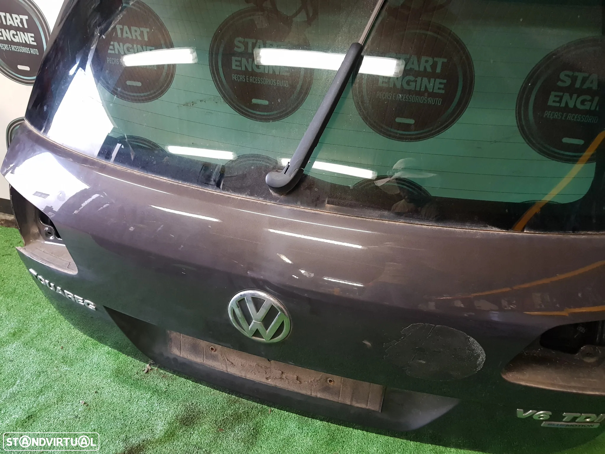 Tampa da Mala Para Choques VW Touareg II 7P 2011-2017 - 7
