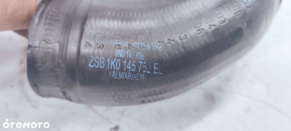 RURA WĄŻ INTERCOOLERA AUDI VW SKODA 1K0145762EL 5N0145838 - 3