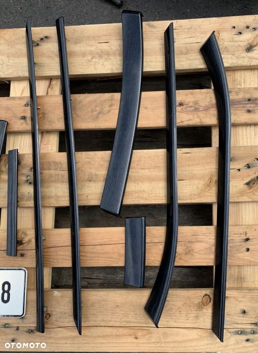 DEKORY LISTWY SZCZOTKOWANE KOMPLET ZESTAW BMW E39 - 2