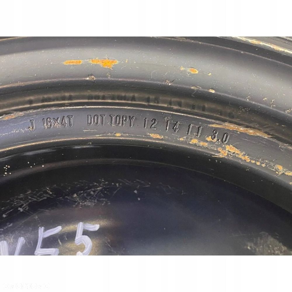 KOŁO DOJAZDOWE DUNLOP SPACE MISER 125/70R16 5X112 GOLF LEON OCTAVIA - 3