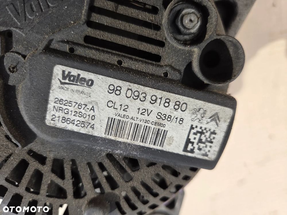 Alternator Citroen C3 III 1.2 B  9809391880 - 5