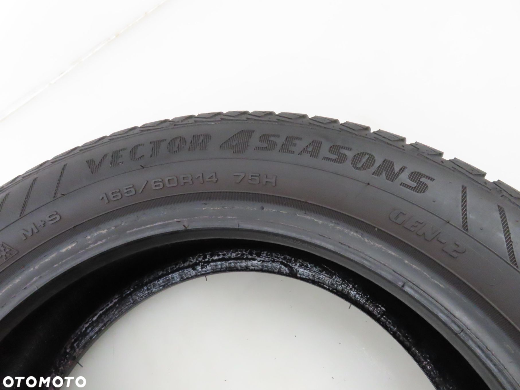 2x 165/60R14 OPONY CAŁOROCZNE Goodyear Vector 4Seasons Gen-2 75H - 7