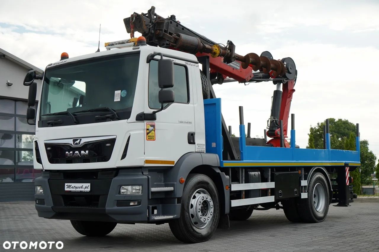 MAN TGM 15 .290 / HDS HC 190 + WIERTŁO 2 mb / WIERTNICA / STEROWANIE RADIOWE / EURO 6 /  MANUAL / 2019 ROK - 1