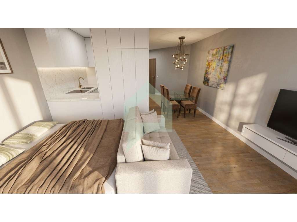 Apartamento T0 no novo 'Edificio Essentia' no coração de Barcelos - Grande imagem: 2/8