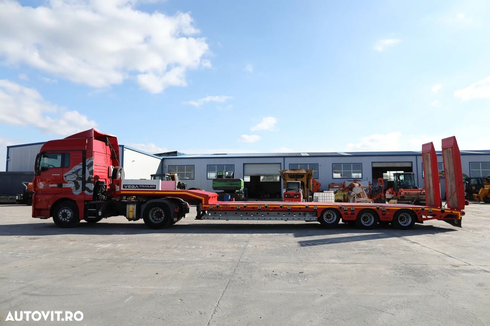 MAN TGX 18.500 4x2 LLS + Trailer Vega 3 axe lowbed - 6
