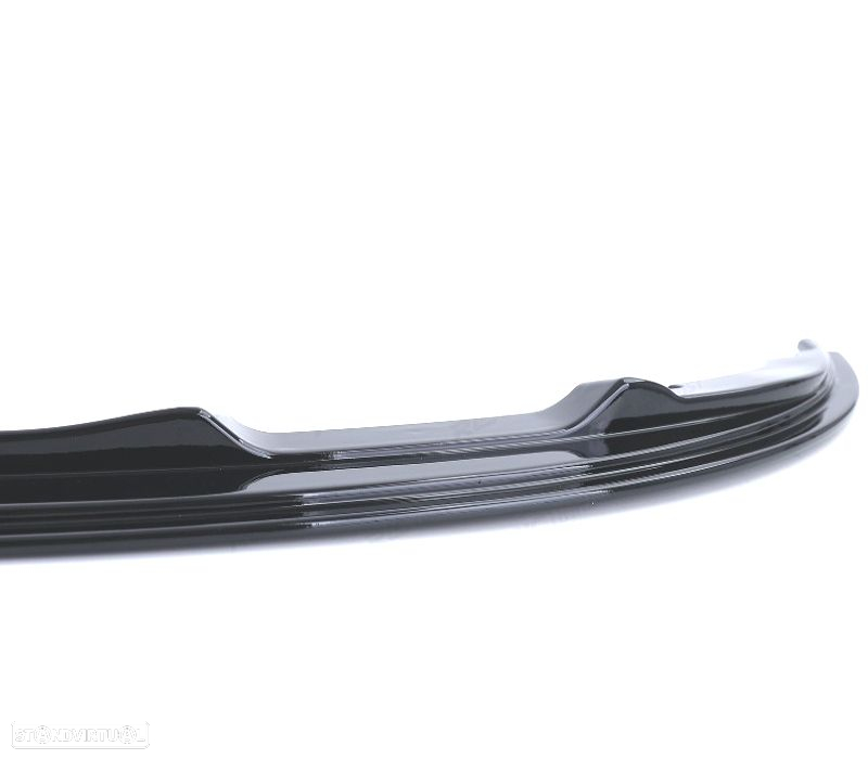 SPOILER LIP BMW E90 E91 08-12 PACK M PRETO BRILHANTE - 2