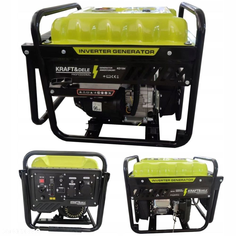 AGREGAT PRĄDOTWÓRCZY INWERTEROWY 5,5/6 KW GENERATOR PRĄDU KRAFDELE - 1