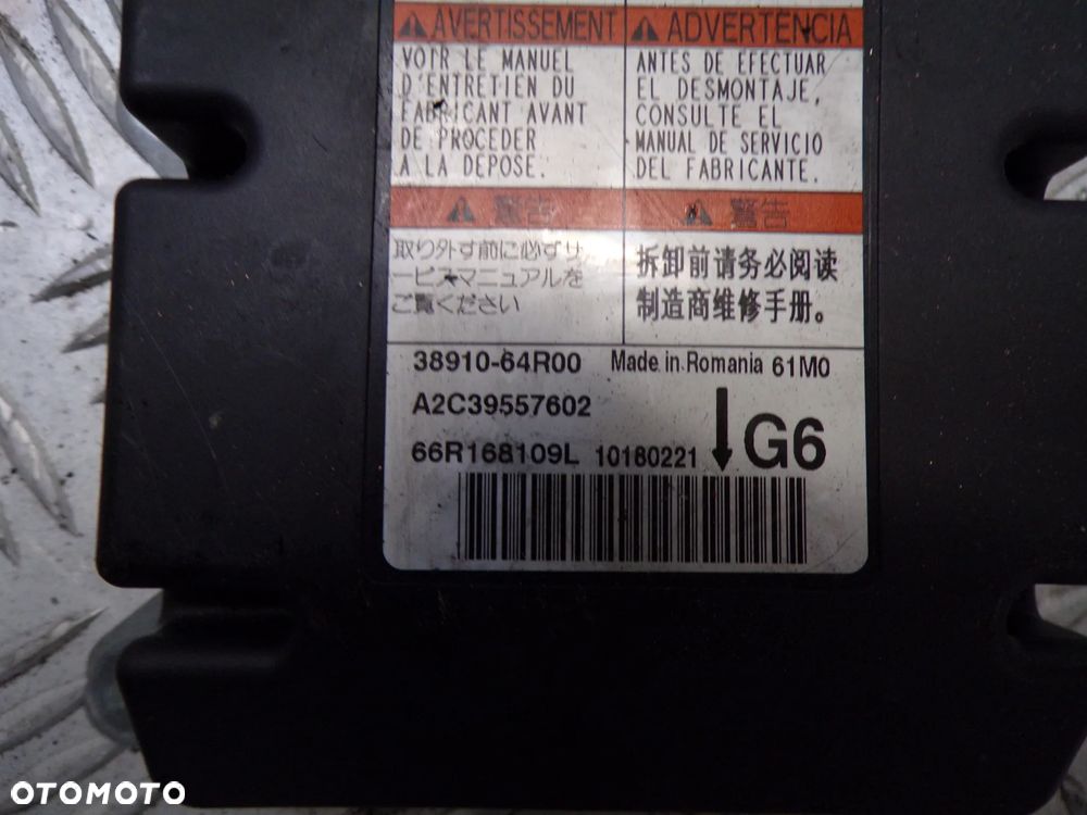MODUŁ PODUSZEK POWIETRZNYCH SENSOR AIRBAG SUZUKI SX4 CROSS 38910-64R00 - 3