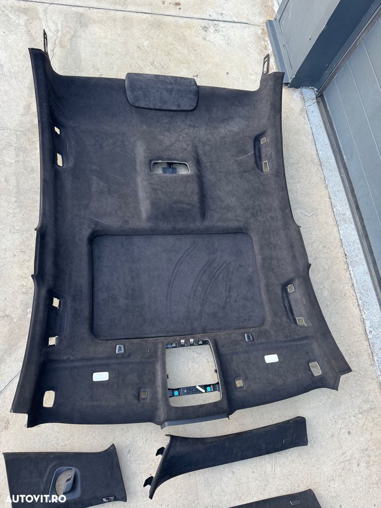 Plafon negru alcantara cu trapa bmw g30 - 1