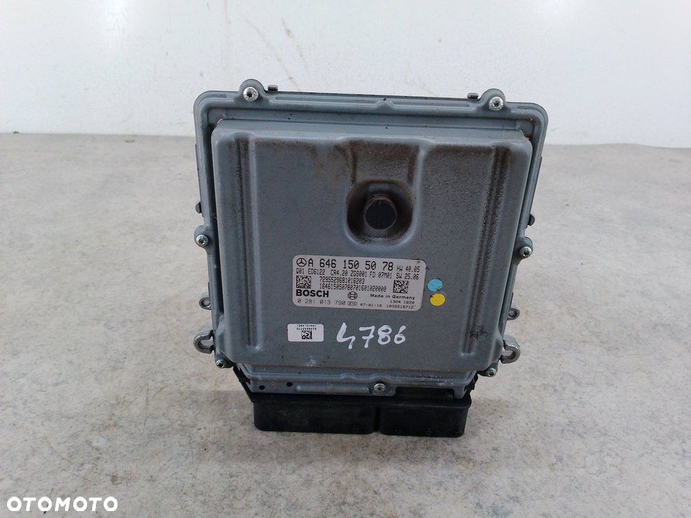 KOMPUTER, STEROWNIK MERCEDES-BENZ VITO W639 A6461505078  0281013790  BOSCH - 1