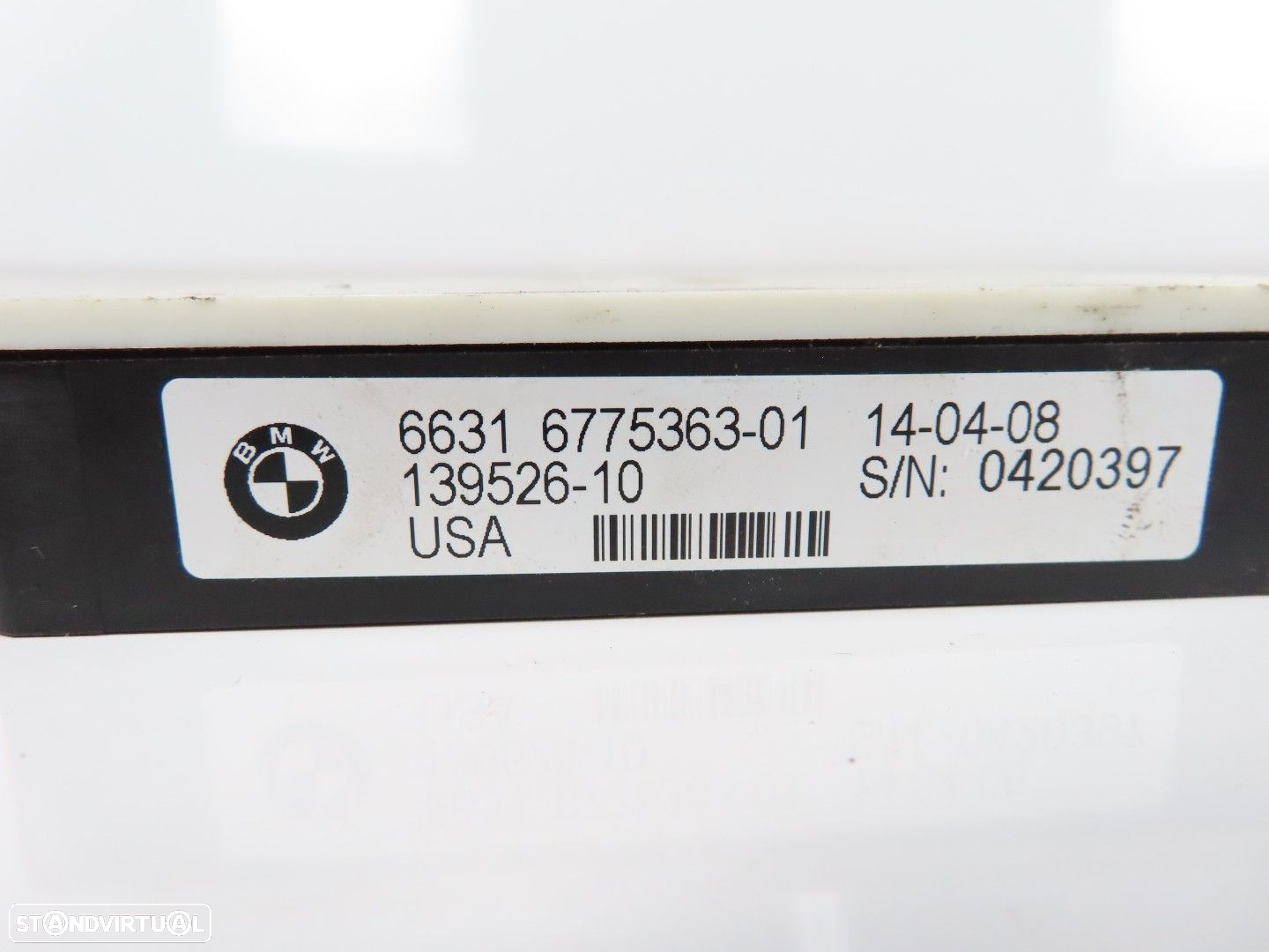 Sensor SRR Seminovo/ Original BMW 5 (E60)/BMW 5 Touring (E61)/BMW 6 (E63)/BMW 6... - 5