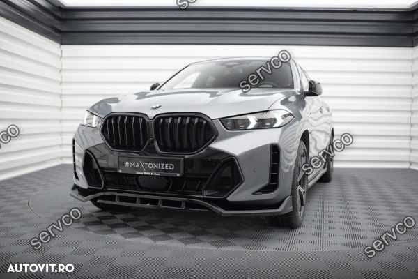 prelungire lip bara fata BMW X6 G06 2023- v4 Maxton Design - 3