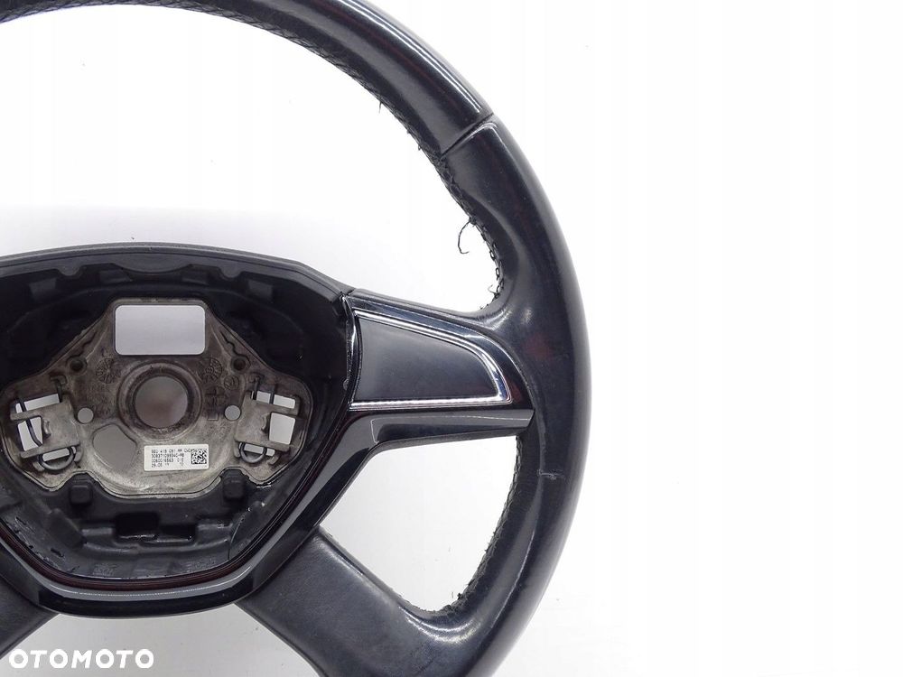 KIEROWNICA SKÓRA SKÓRZANA SKODA OCTAVIA III 5E 5E0419091AA - 7