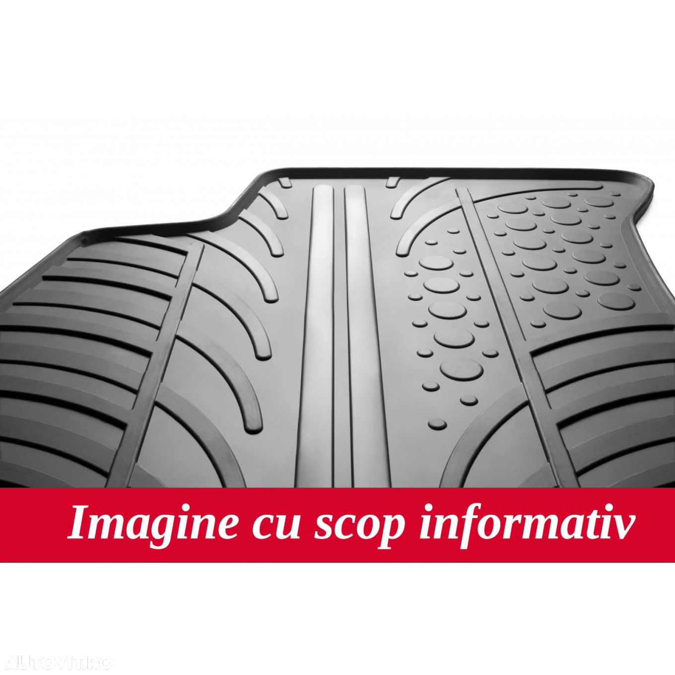 Set covorase auto din cauciuc Toyota Verso 2009-2013, Negru, Gledring, 5 buc. - 2