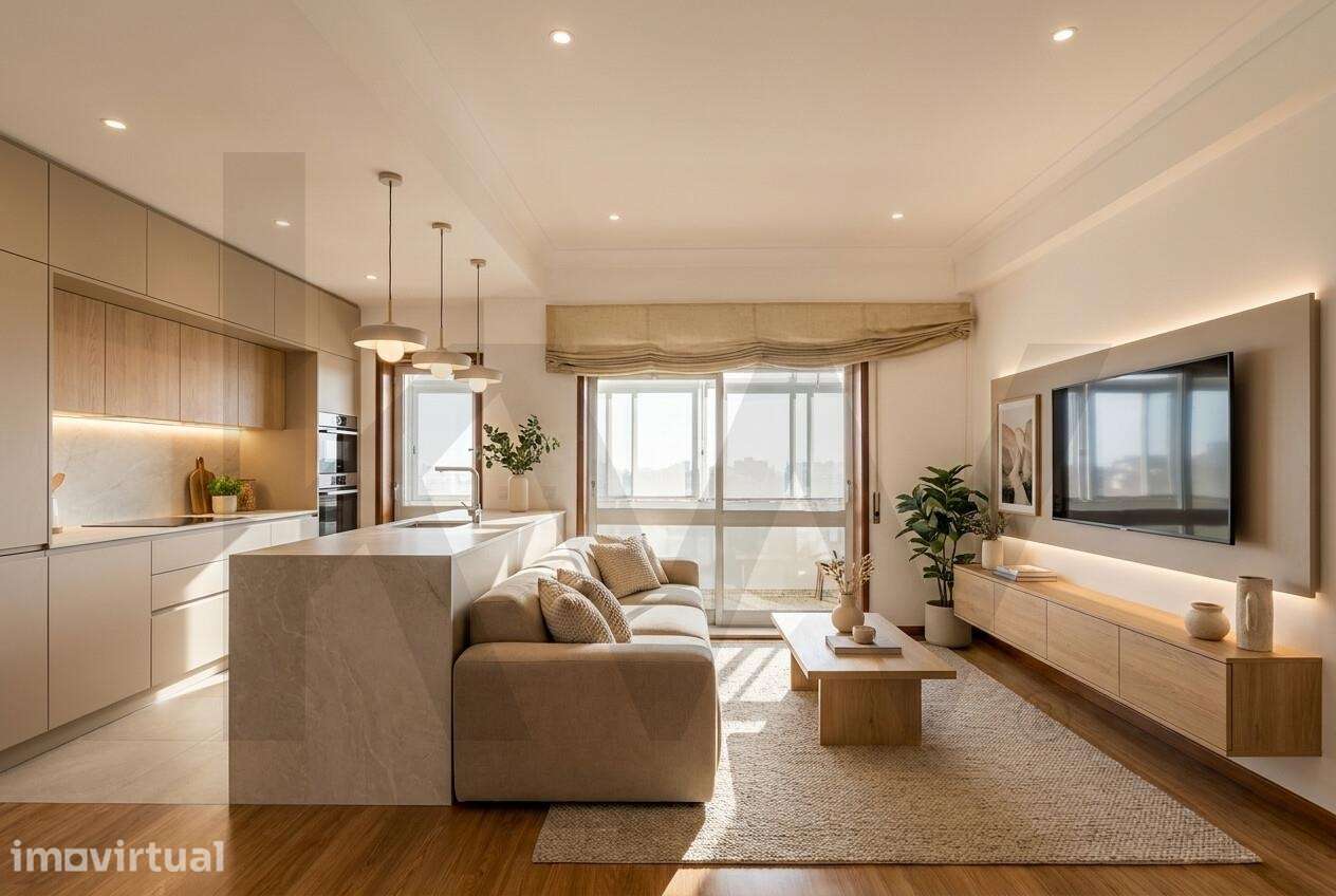 Apartamento T3 Duplex com Lugar de Garagem e Arrumos em Mafamude, Vila - Grande imagem: 2/35