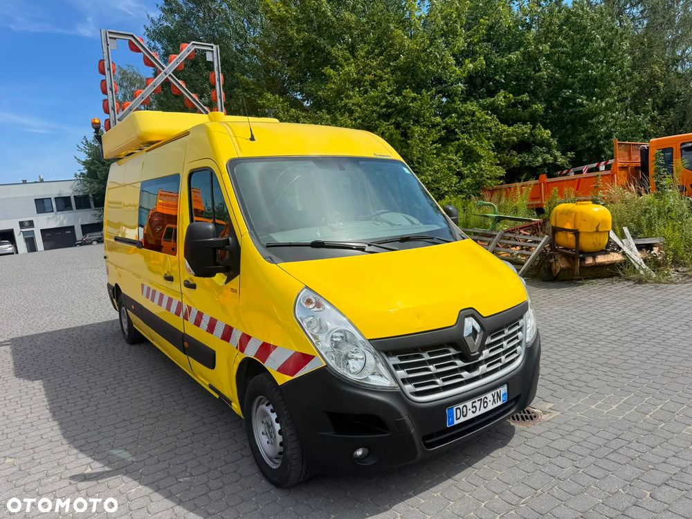 Renault Master 2015r. L3H2 Koguty Tablica LED 2 x Drzwi Przesuwne Obsługa Autostrady Roboty Drogowe - 4