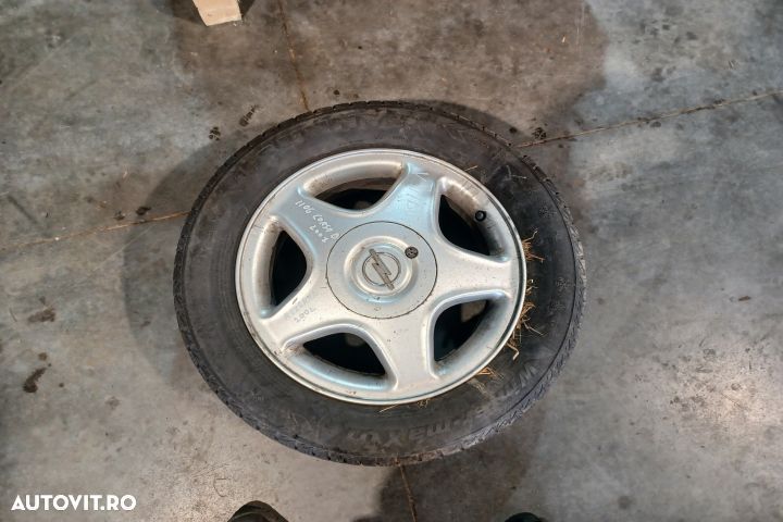 Janta aliaj cu anvelopa 15 195/60R15 REZERVA Opel Corsa D [2006 - 201 - 1