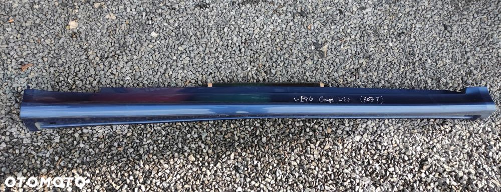 LISTWA PROGOWA LEWA PRAWA KOMPLET BMW E46 COUPE A07 MYSTICBLAU LIFT - 7