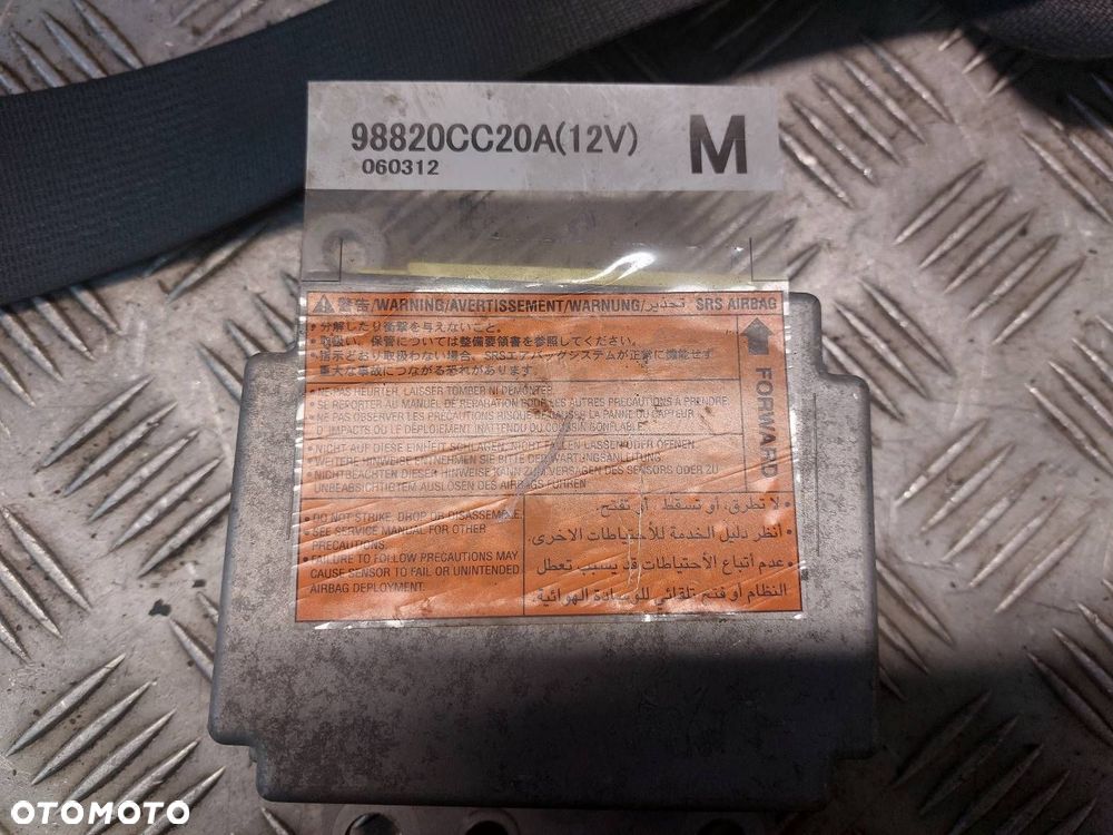 ZESTAW AIRBAG POSTRZAŁOWY KOKPIT NISSAN MURANO Z50 98820CC20A - 5
