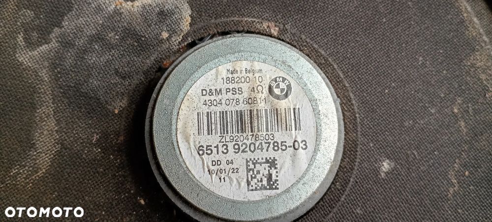 Głośnik basowy subwoofer lewy BMW 1 E87 E81 9204785 - 9