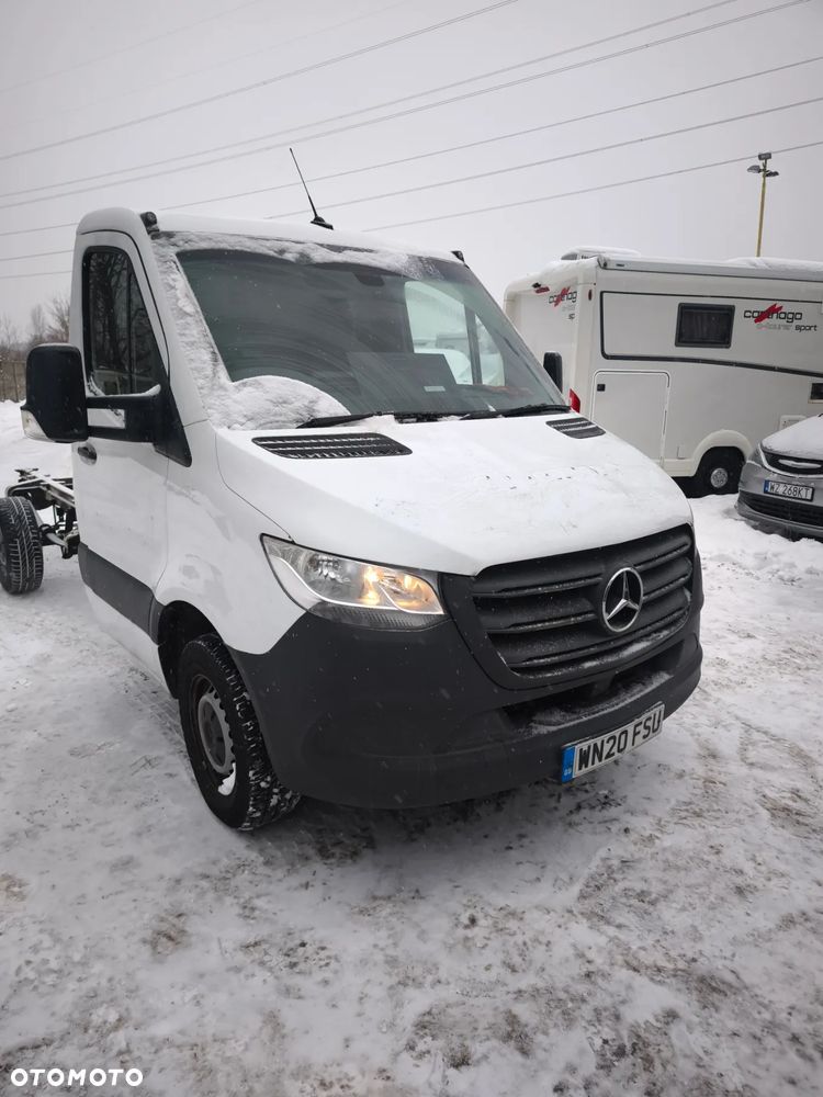 Przód kompletny przodek Mercedes-Benz Sprinter w907 2018- biały maska błotniki komplet chłodnic - 1