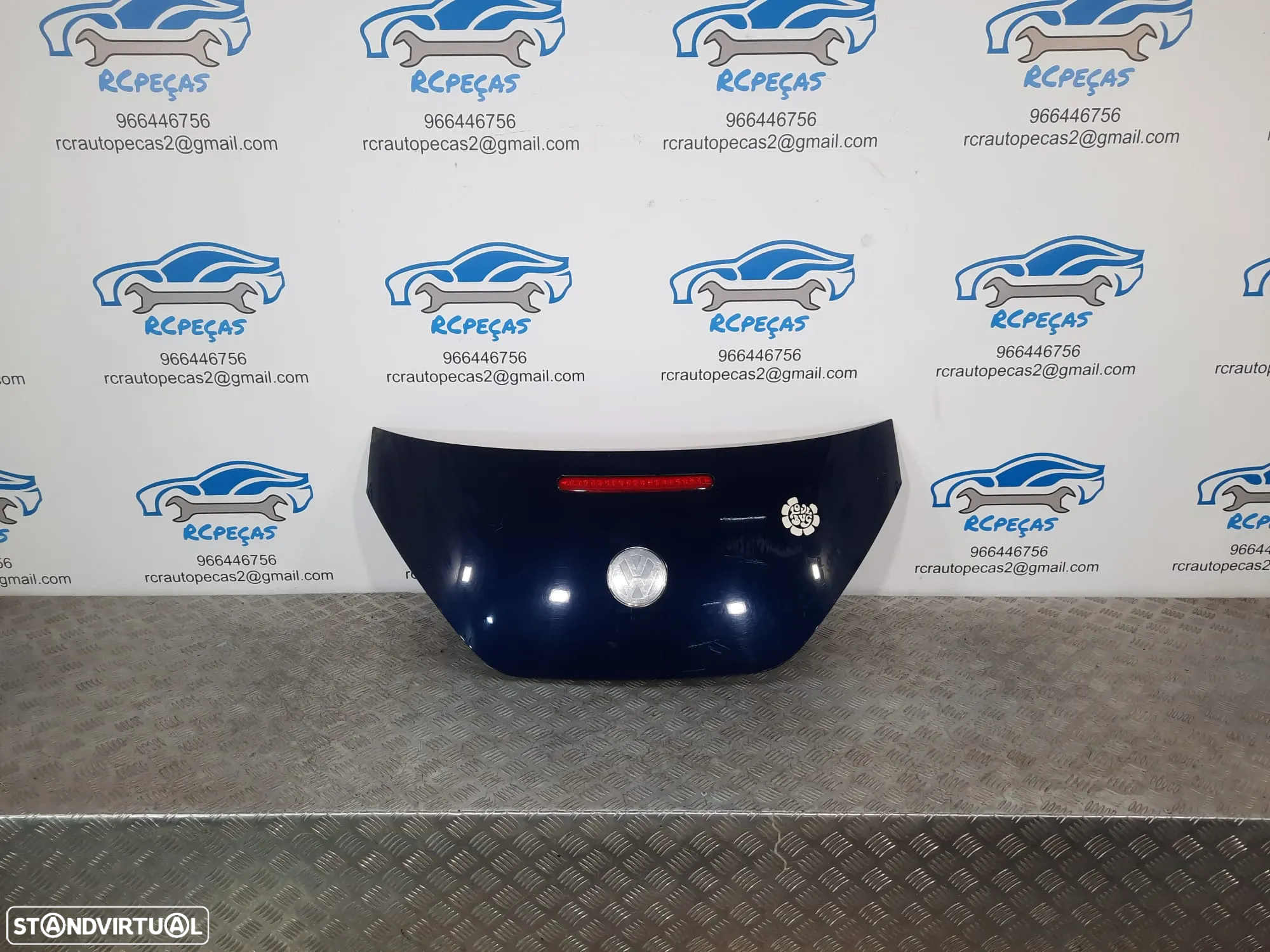 PORTA TAMPA MALA VW VOLKSWAGEN NEW BEETLE FECHO PUXADOR MOTOR 3º STOP - 2