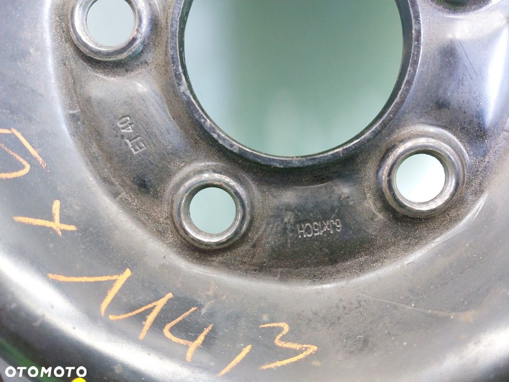 Koło stalowe FELGA OPONA ZAPASOWE Nissan Almera Tino 5X114,3 15 6J ET40 - 6