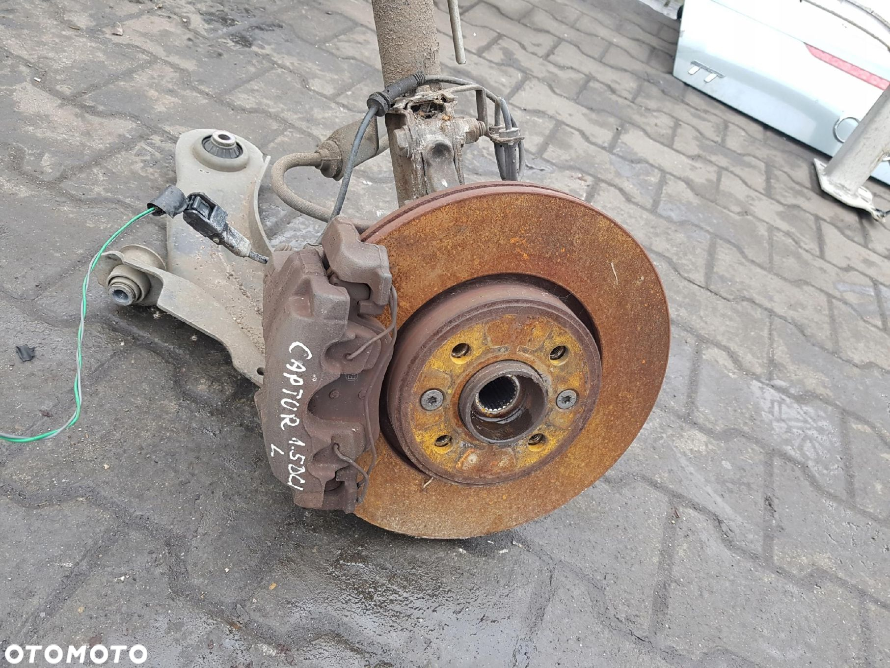 RENAULT CAPTUR I 13-18r 1.5 DCI WAHACZ AMORTYZATOR ZWROTNICA LEWA PRZÓD - 2