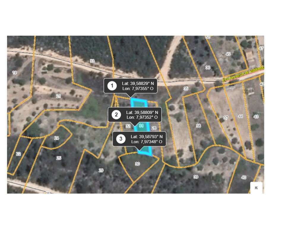 Terreno Rústico com 400 m² - Fonte do Vale, Mação - Grande imagem: 3/4