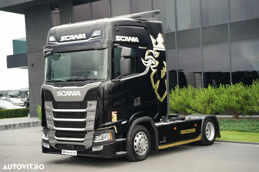 Scania S 500 / RETARDER / PLATĂ JOSĂ / MEGA / REZERVORE DE COMBUSTIBIL 1.400 L / I-PARK COOL / DUPĂ CONTRACT DE SERVICE GOLD / - 5