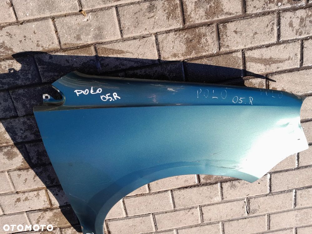 VW POLO 9N LIFT BŁOTNIK PRAWY PRZEDNI PRAWY PRZÓD