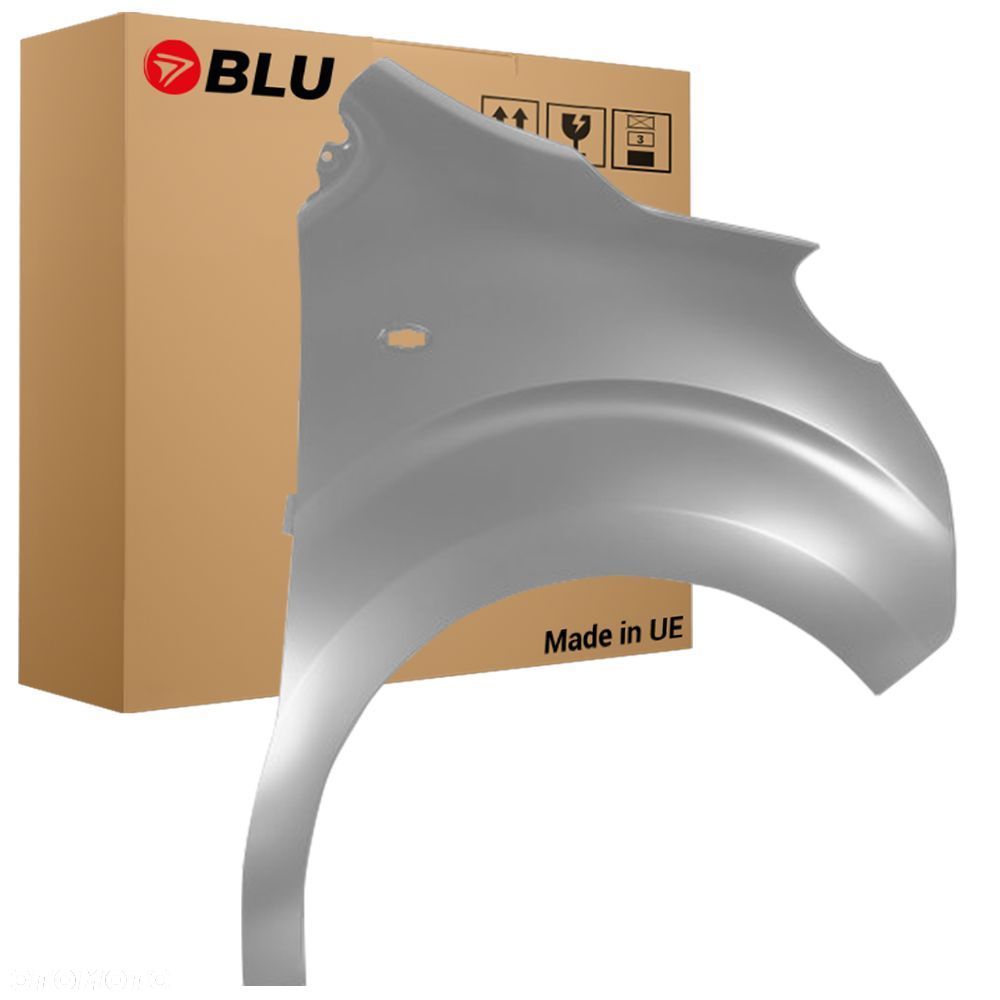 BLU Błotnik PEUGEOT TRAVELLER EZR prawy szary 2016-2025 przód Aluminium Gris - 1