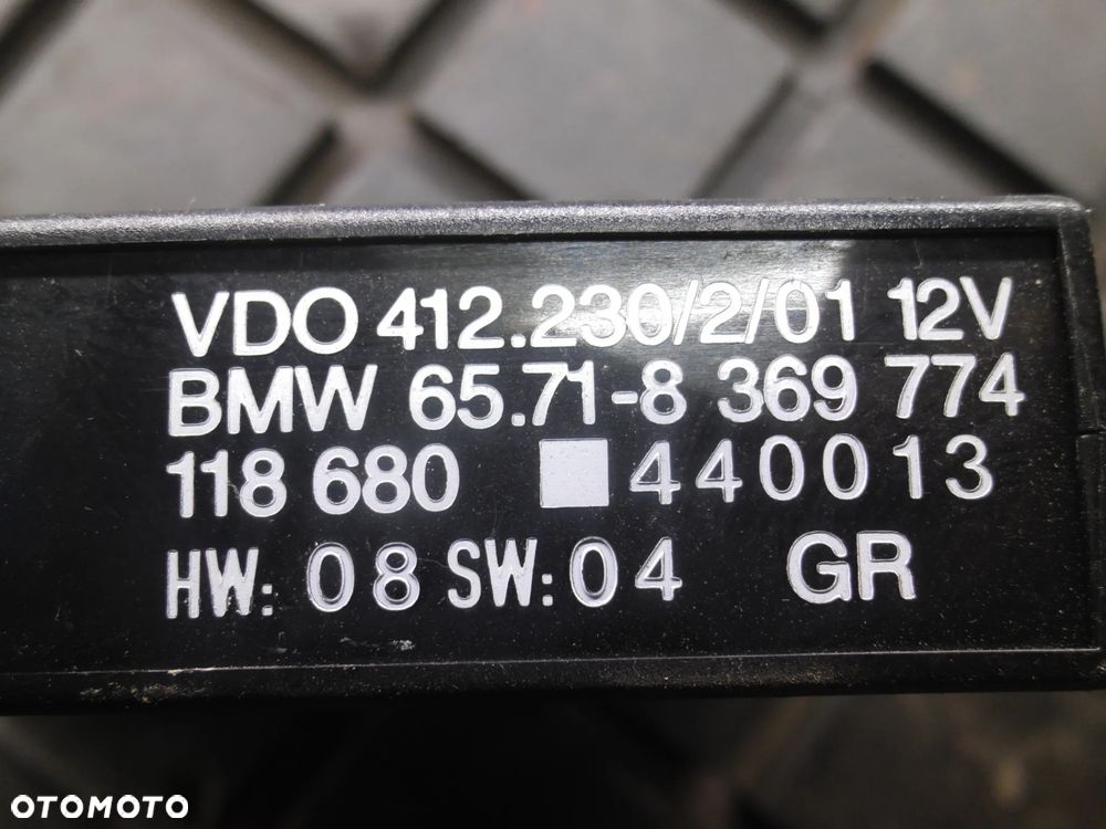 BMW E46 E83 X3 STEROWNIK MODUŁ TEMPOMATU 8369774 - 2