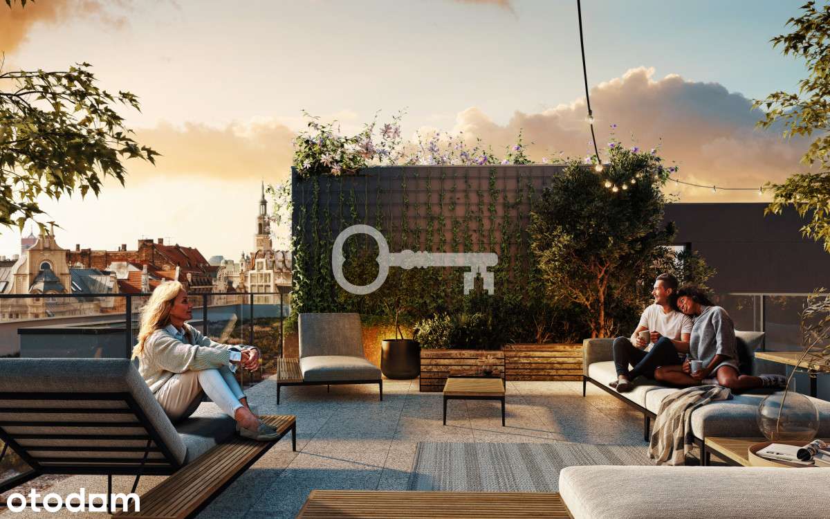 Dwupoziomowy penthouse z tarasem 42 m2