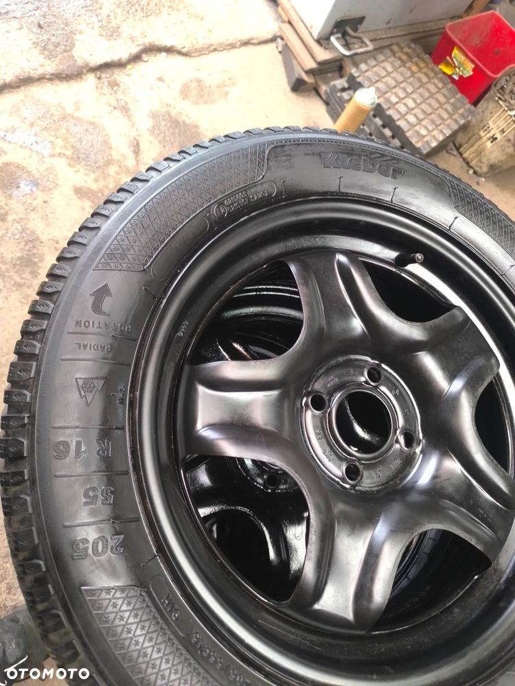 4x100 Felgi Stalowe stal strukturalne 16 Koła Zimowe Zima RENAULT Captur Clio IV 4 MEGANE NISSAN NOTE MICRA DACIA Dokker Logan Jogger Lodgy Sandero Stepway 6,5mm Legnica ALU-RAD 205/55 - 5