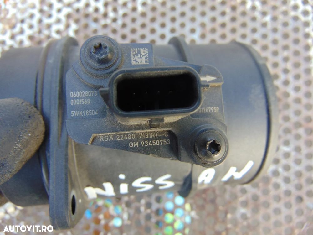 Debitmetru aer Renault master 2.3 c0d 93450753 Opel Movano Nissan Nv400 euro 6 cod 226807131r - 3