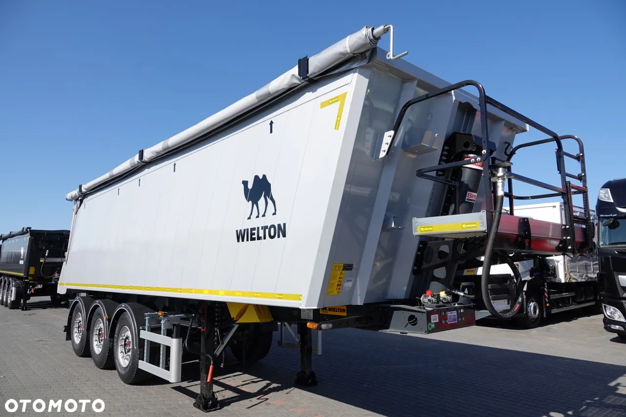 Wielton WYWROTKA ALUMINIOWA 36 M3 / KLAPA / FABRYCZNIE NOWA 2025 ROK / PODŁOGA 7MM / OŚ PODNOSZONA / DOSTĘPNA OD RĘKI - 9
