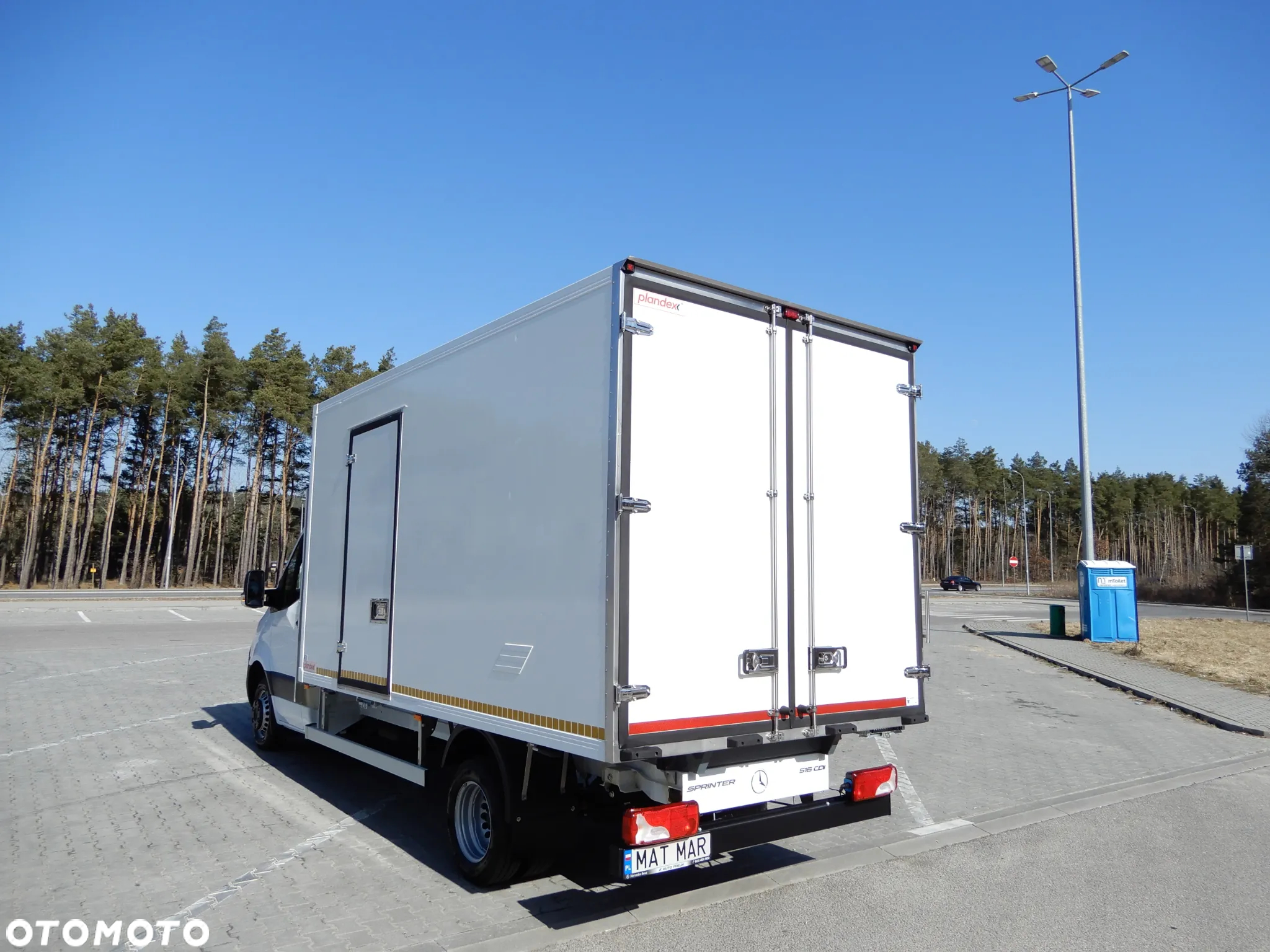 Mercedes-Benz Sprinter 516 CDI 163 KM 2.2 CDI Chłodnia Mroźnia -32*C +29*C Boczne Drzwi x 2 Izoterma PLANDEX 4.19 Cm 8.E.Palet Agregat Thermo King V300 MAX Zasilany Na Postoju V230 Stan Auta Jak NOWY - 5