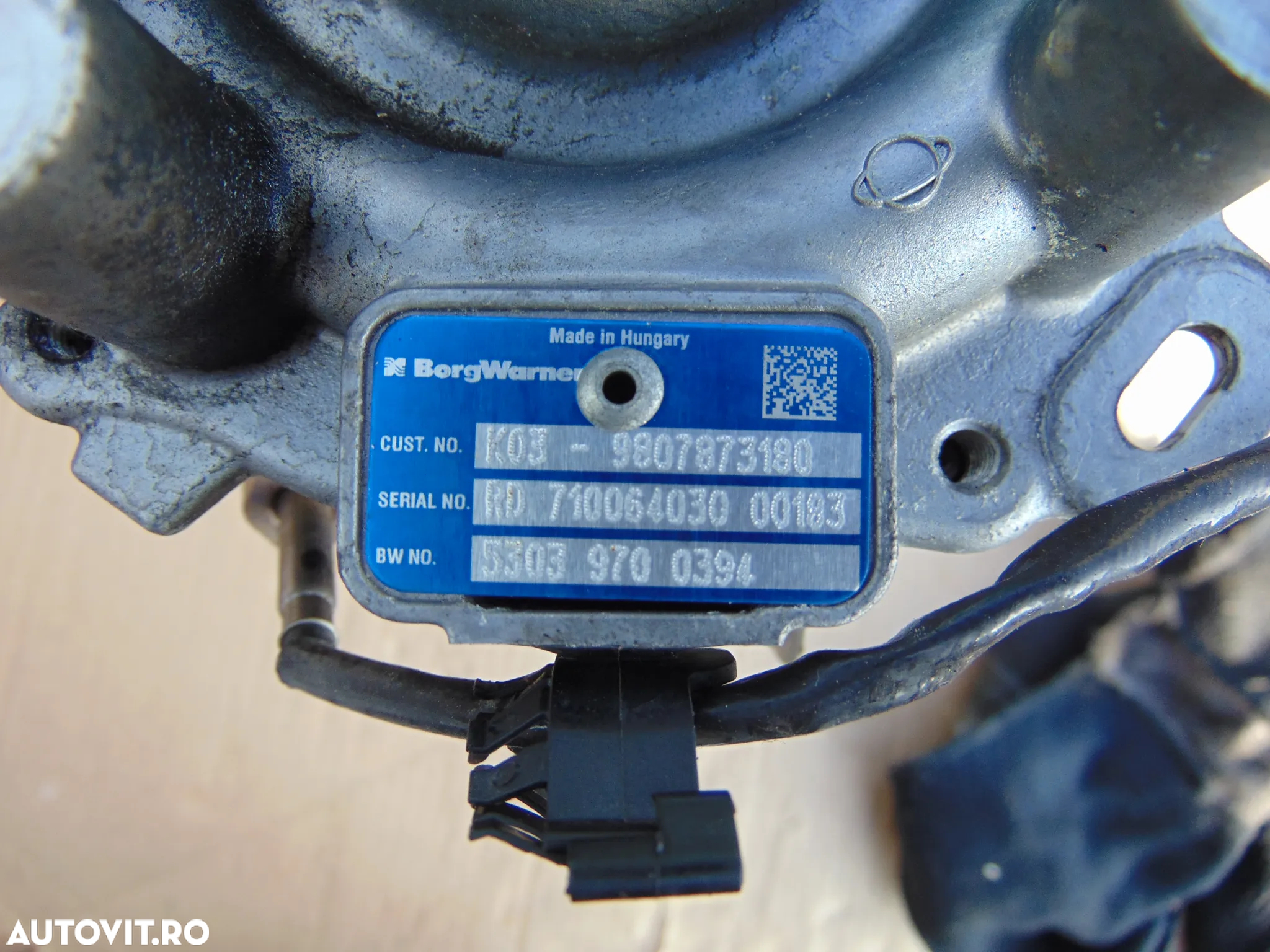 Turbina Ford Mondeo mk5 2.0 euro 6 Kuga cod 53039700394 peugeot 508 citroen ds 2.0 c4 - 2