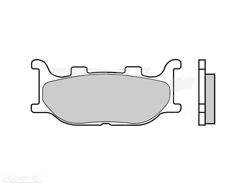 07042 - pastilhas de travão orgânicas brembo 7042 - 1