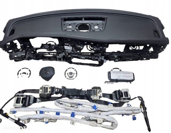 komplet poduszki deska pas pasy volkswagen tiguan 3 iii 571 - 1