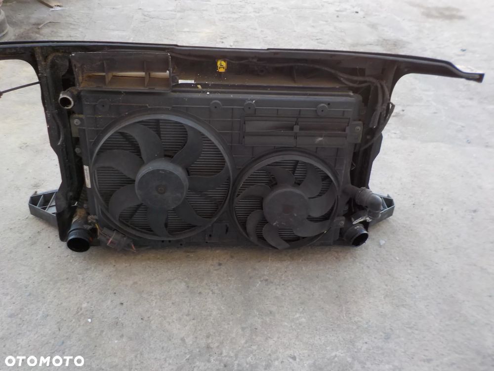 SKODA SUPERB II PAS PRZEDNI WZMOCNIENIE CHŁODNICE WENTYLATORY - 3