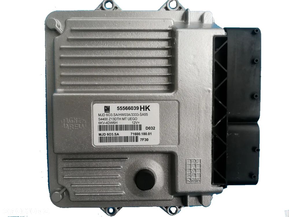 KOMPUTER STEROWNIK OPEL CORSA D MJD 603.SA 55566039 HK IMMO + PIN - 2