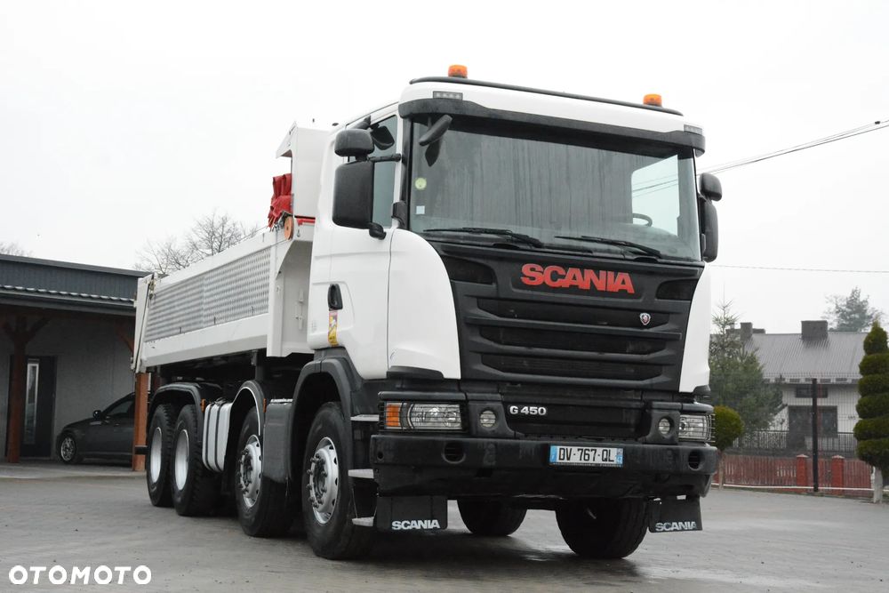 Scania G450 / 8x4 / 2015r. / Retarder / Hydroburta / Niski przebieg / Duża ładowność / Bardzo dobry stan - 10