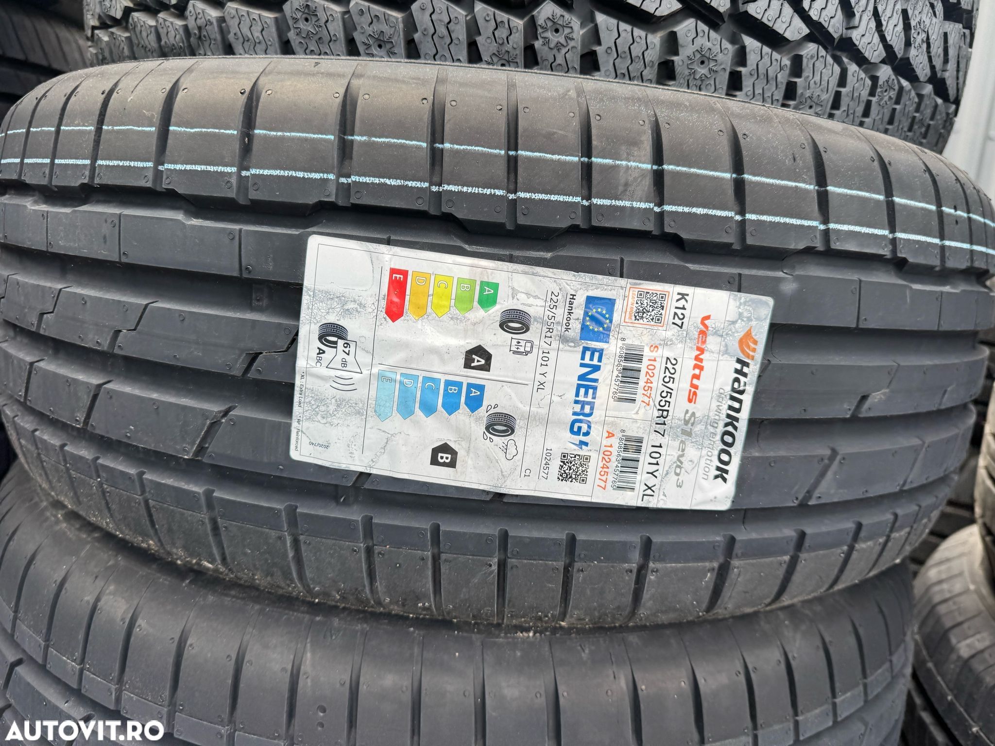 ANVELOPE DE VARĂ 225/55R17 101Y HANKOOK VENTUS S1 EVO3 K127 - 1
