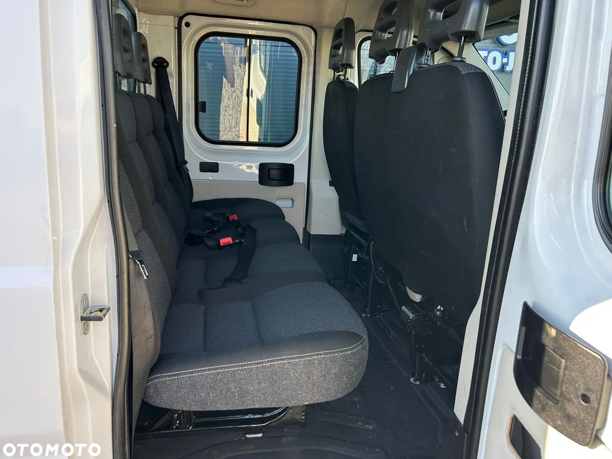 Fiat Ducato 2.3 MultiJet 130KM DOKA + skrzynia 2,9m Brygadówka 7 osób **KLIMA**Sprowadzony**2014R** - 10