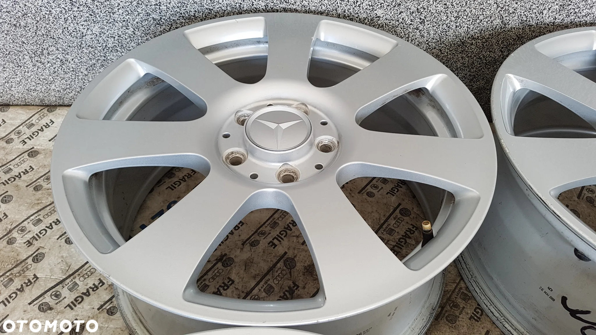 FELGI ALU ORYGINAŁ MERCEDES S Klasa 5X112 7,5JX17 ET47,5 - 6