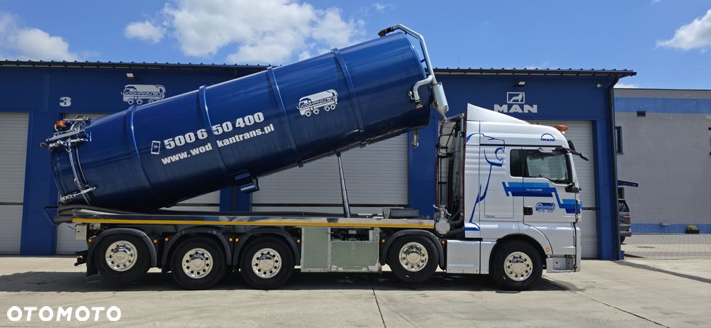 MAN TGX 43.580 10x4 asenizacyjny cysterna 32m3 DEMAG beczka zabudowa 2024 - 5