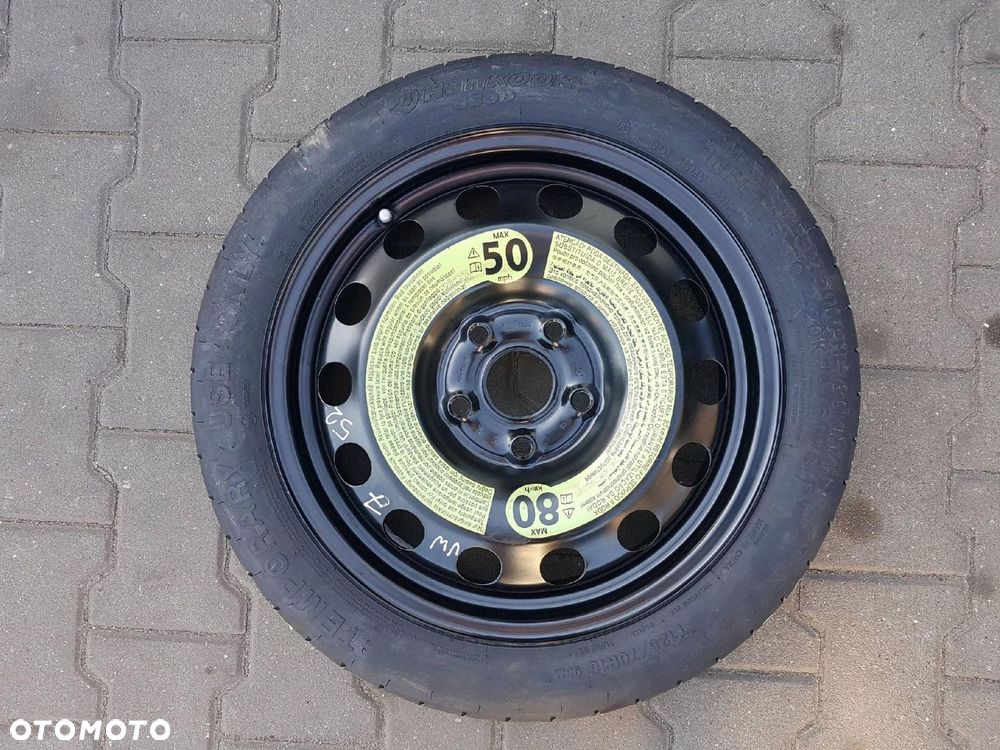 AUDI A3 8V 2012r- GOLF VII 7 LEON III KOŁO DOJAZDOWE 16 5X112 - 1
